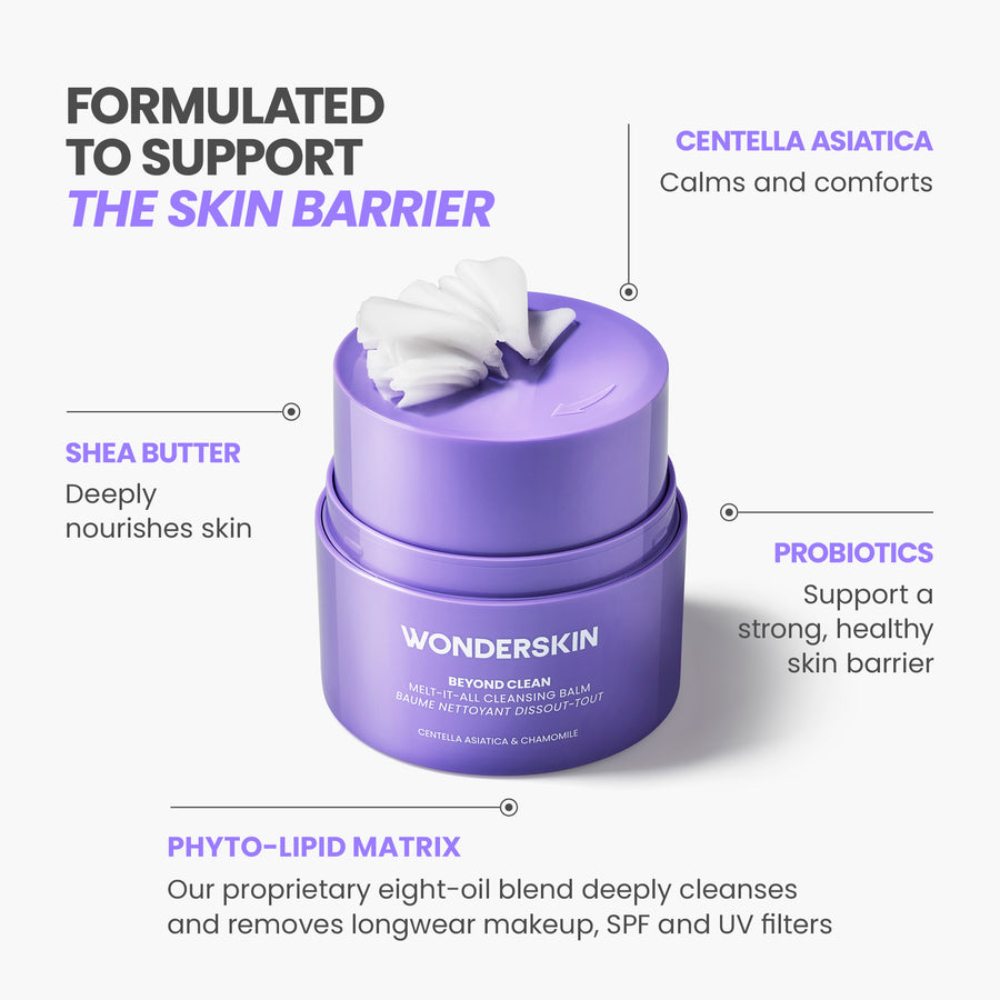 Beyond Clean Melt-it-All Cleansing Balm – Wonderskin EU